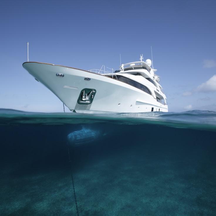 Yacht lifestyle scene